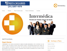 Tablet Screenshot of intermedicabh.com.br